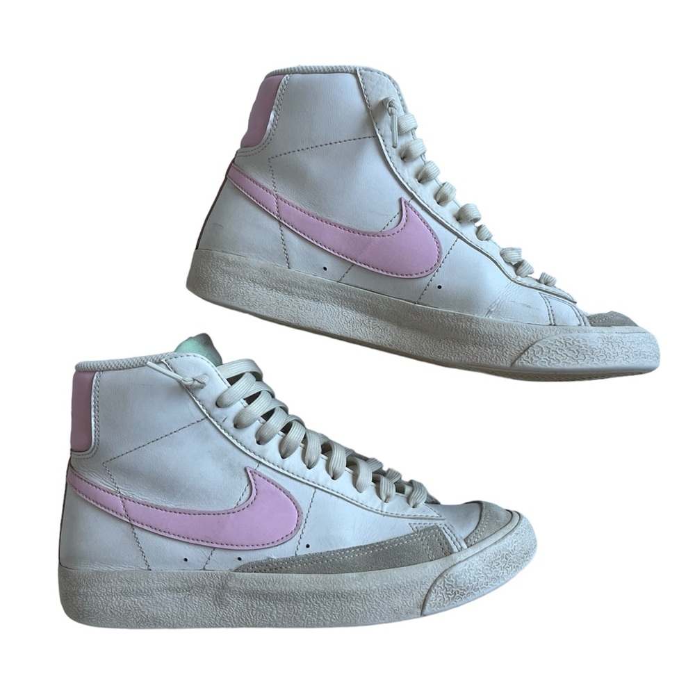 NIKE BLAZER MID '77 SNEAKER pink swoosh high tops